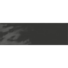 Плитка 10*30 Brick Glossy Black 
